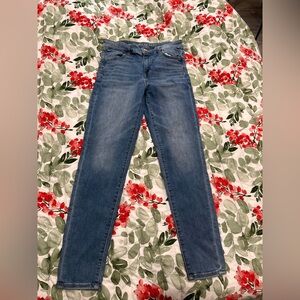 😱American Age Women's Classic Blue Skinny Jeans